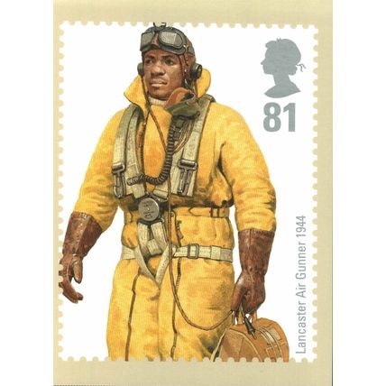Lancaster Air Gunner 1944, Royal Mail Postcard PHQ 314 (4), 2008