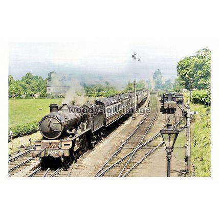 ptc6273 - Avon - GWR Steam Train Wickwar No.5036 under steam - print 6x4