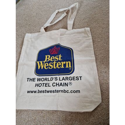 VINTAGE BEST WESTERN HOTELS BAG c. 1990's