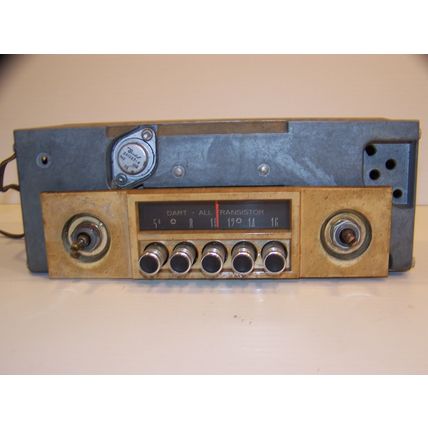 1963 DODGE DART ALL TRANSISTOR AM RADIO OEM