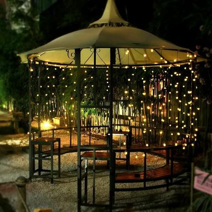 LED Ball Solar Light Party Fairy Outdoor Retro Ball String Lights Patio Garden