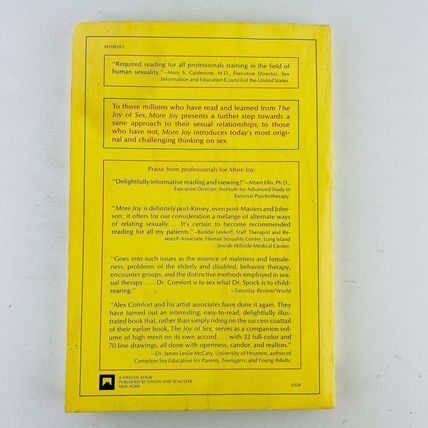 More Joy of Sex Paperback 1974 Edited by Alex Comfort Book