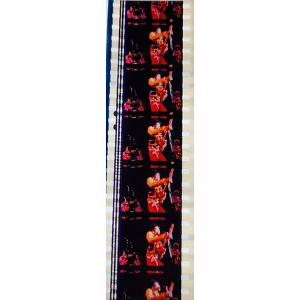 Jimi Hendrex. Pk MTP - b038l . 1 STRIP OF 5 - 35MM FILM CELLS. A very rare strip
