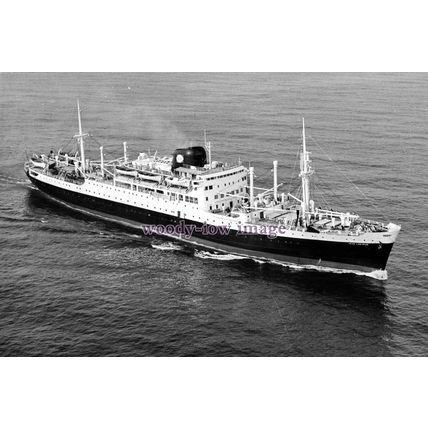 pu0898 - French Messageries Maritimes Liner - Jean Laborde - print 6x4