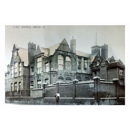 pu1729 - Droop Street School in Paddington , London - print 6x4
