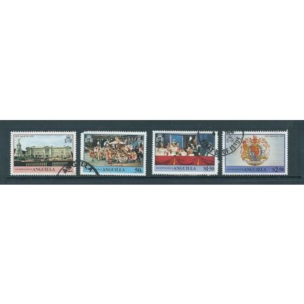 anguilla stamps royalty 1978 set 1 blunt corner used sg320 sg 320