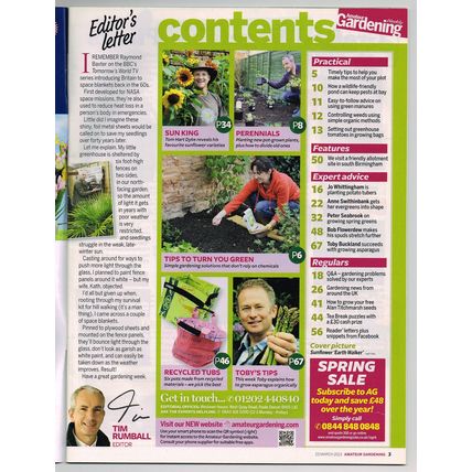 Amateur Gardening Magazine 23 March 2013