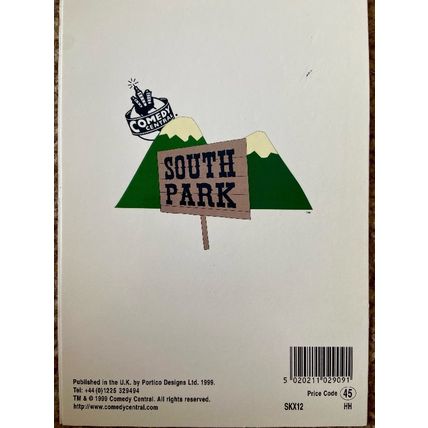 South Park Stan Christmas Card by Portico RARE
