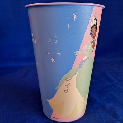 New ZAK Lot 4 Disney PRINCESS TUMBLERS Plastic Drink Cups Water Juice Milk