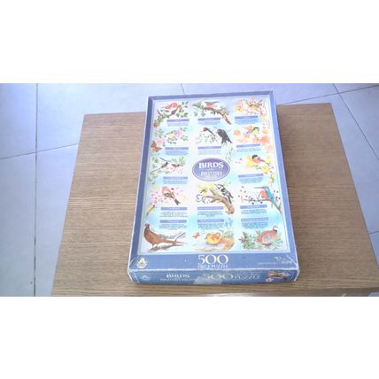BIRDS OF THE BRITISH ISLES Jigsaw Puzzle (500 Piece) Arrow Puzzles (1985)