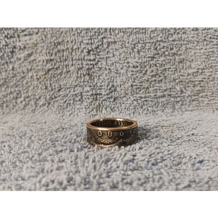 1980 Kennedy Half Dollars size 12 coin ring handmade mixed metals (A)