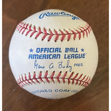 Bruce Froemming Signed Autographed Official American League (OAL) Baseball