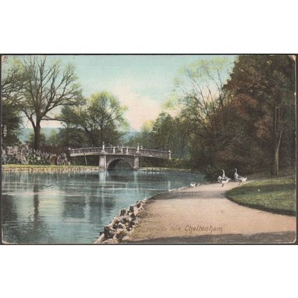 Pittville Park, Cheltenham, Gloucestershire, 1907 - Wrench Postcard