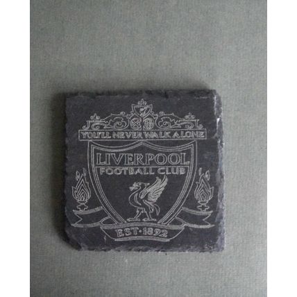 Liverpool FC slate coaster