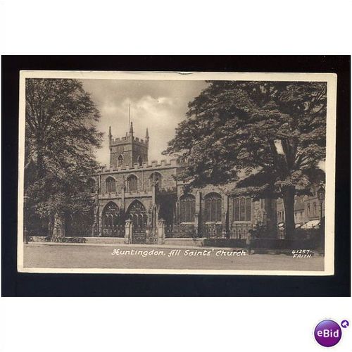 HUNTINGDON All Saints Church Postcard by Frith (41257)