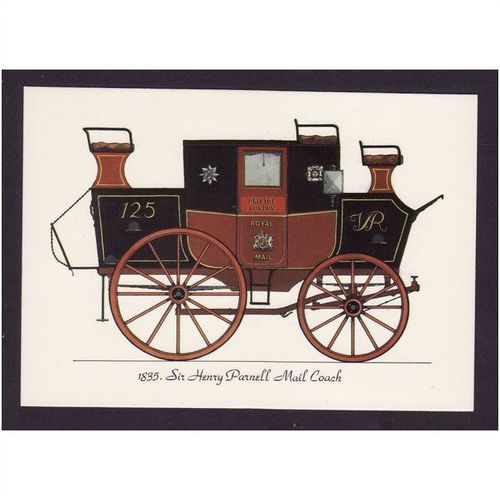 MAIL COACH 1835 SIR HENRY PARNELL NO1 RB RICHARD BLAKE'S MAIL COACH CARDS UNUSED