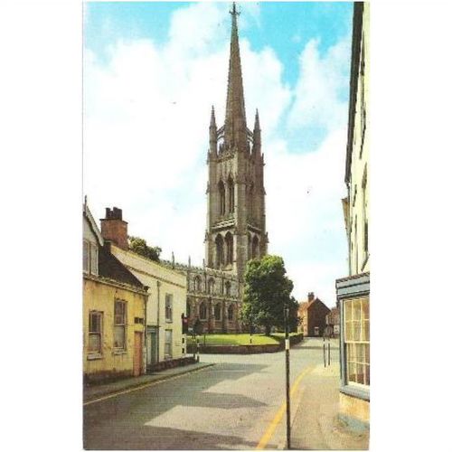 Louth, Lincolnshire - St James' Church - postcard c.1960s