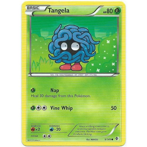 Pokemon Black & White Boundaries Crossed - #5/149 - Tangela