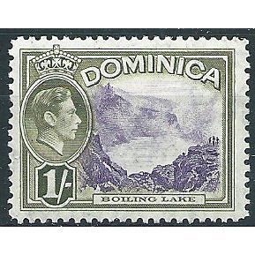 Dominica 1938 SG106 1/- Violet & Olive-Green Mounted Mint ... .