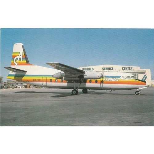 Air Connect Fairchild F27 Aircraft Postcard (A11467)