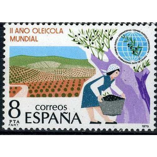 SPAIN 1979 Farming Olives - Food Trees Workers Women Emblem Costume - MNH **