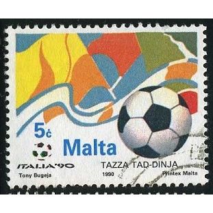 1990 SG 876 - fine used (o) - FOOTBALL