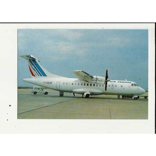 Aviation AIR FRANCE/AIR LITTORAL ATR 42 Postcard by Editions P.I. (442)
