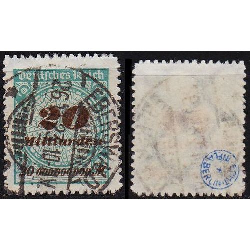 GERMANY REICH [1923] MiNr 0329 BP ( O/used ) [02] geprüft