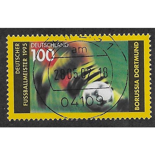 GER 1995 100pf 'BORUSSIA DORTMUND' FINE USED (EBID62-982)