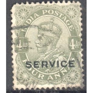 India 1912 - SG O132 - KGV 4a olive (SERVICE) - used 11