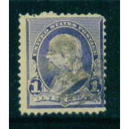 Used 219 1c Benjamin Franklin Average Plus M01926