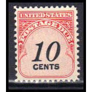 J97 10c Postage Due Fine MNH KA1251