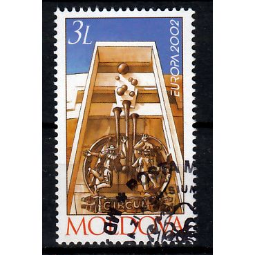 Moldavie Europa Cept 2002 gestempeld