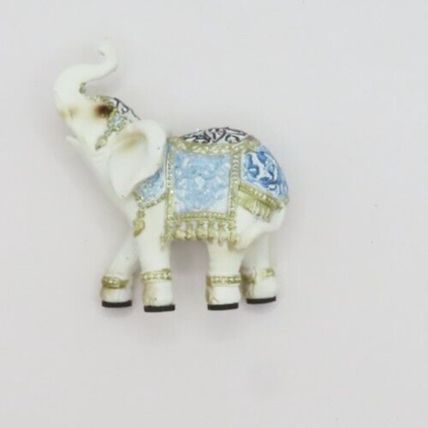 Raised Trunk Bombay Elephant Figurine/Ornament 8.5 CM Gift Home Decor Collect