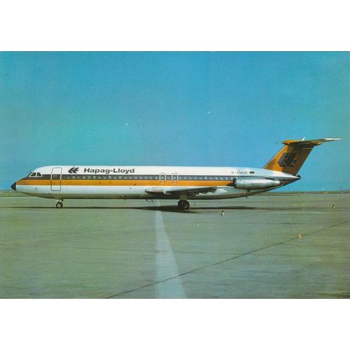 Hapag Lloyd BAC 111 524 FF Aircraft Postcard (A16065)