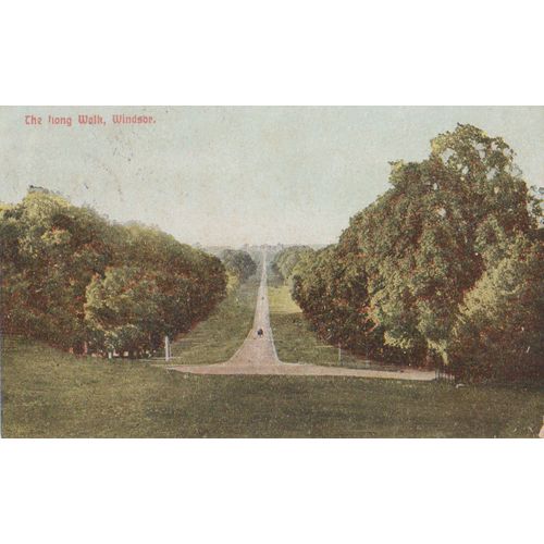 GB 1907 The Long Walk Windsor by Marshalls nice stamp see other listings