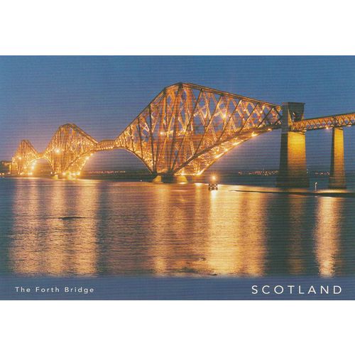 2) S190: The Forth Bridge at dusk.
