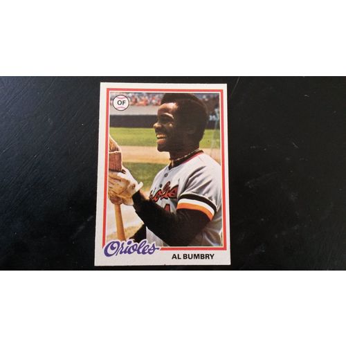 1978 Topps Card # 188 Al Bumbry Excellent (5) Baltimore Orioles