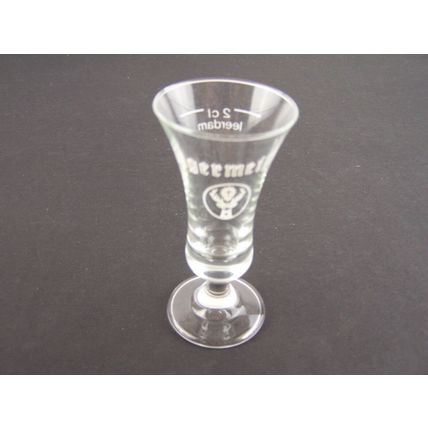 Jagermeister 2cl Fluted Stemmed Liquor Drink Shot Glass 2cl leerdam