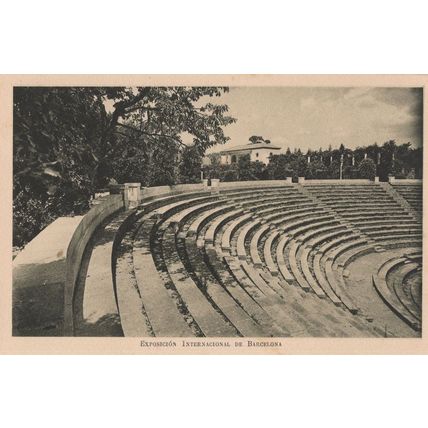 Greek Theatre Barcelona Exposicion 1929 Spanish Postcard