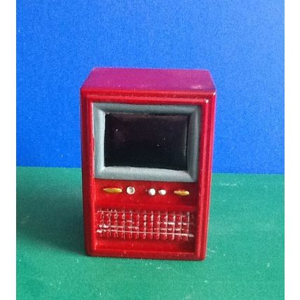 Retro Tevevision 1:12th Dolls House Miniature