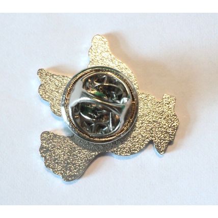 White Dove of Peace With Olive Branch Enamel Badge Religious/ Military Symbol