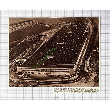 Vauxhall Motors Ltd Luton - 1950 Cutting