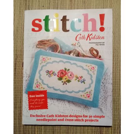 Cath Kidston Stitch Needlepoint and Cross Stitch free purse to make