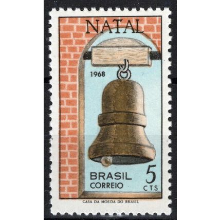 ZAYIX Brazil 1110 MNH NG As Issued Christmas Bell Seasonal 062723S121M