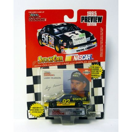 Racing Champions Larry Pearson #92 NASCAR Stock Car Black Die-Cast Car 1994