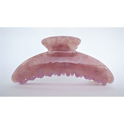 Large lavender mauve purple marbled hair claw clip for thick hair