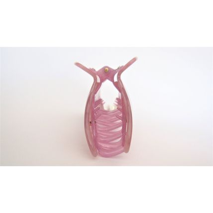Large lavender mauve purple marbled hair claw clip for thick hair