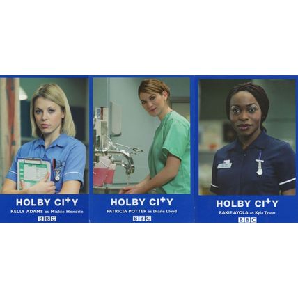 Rakie Ayola Patricia Potter Kelly Adams 3x Holby City Unsigned Photo s