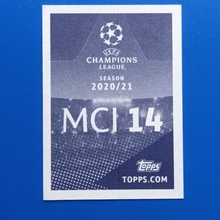 2020 Topps Champions League 20/21 Sticker MCI14 - Phil Foden